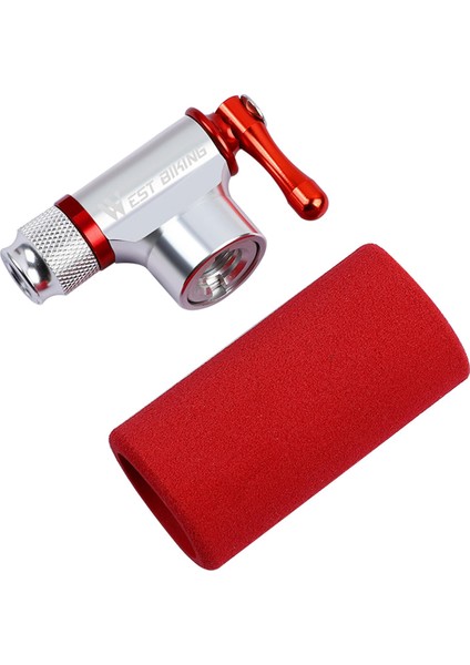 Co2 Bisiklet Döngüsü Presta Lastik Şişman Lastik Pompaları Kırmızı (Yurt Dışından)