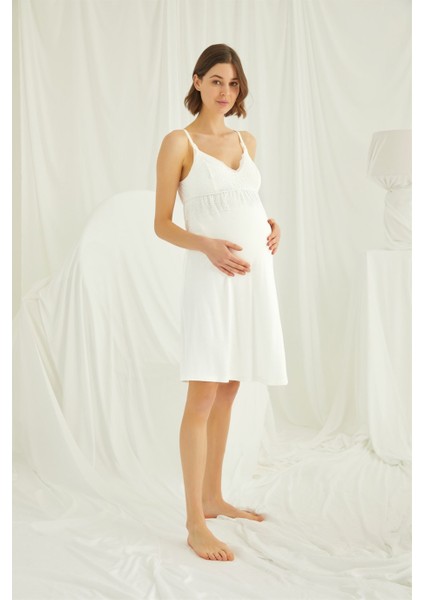 Kadın Dantelli Hamile Lohusa Gecelik fiyatları