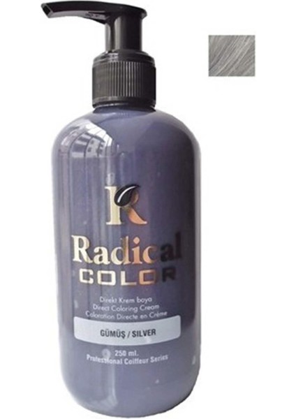 Color Su Bazlı Saç Boyası 250 ml Gri
