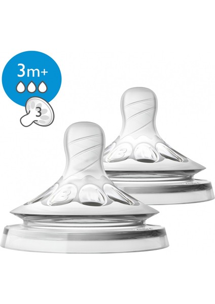 Philips Philips Avent Natural Biberon Emziği +3 Ay 2li