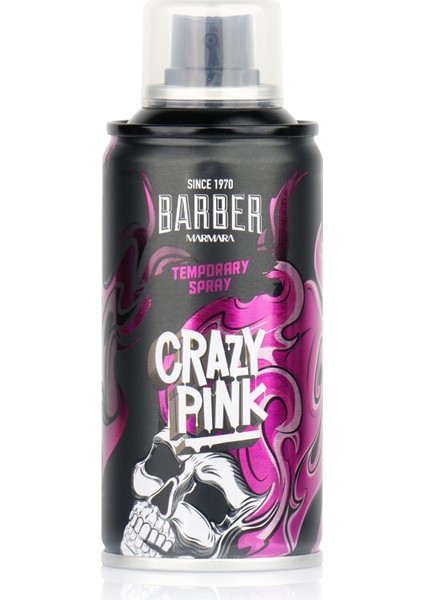 Barber Saç Spreyi Renkli 150 ml Pembe