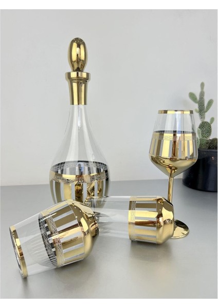 Alinne 19 Parça Su Seti Gold