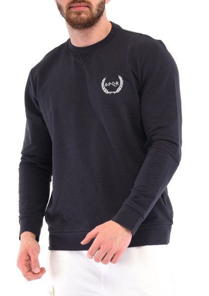 Spqr Sweatshirt Saturn Antrasit