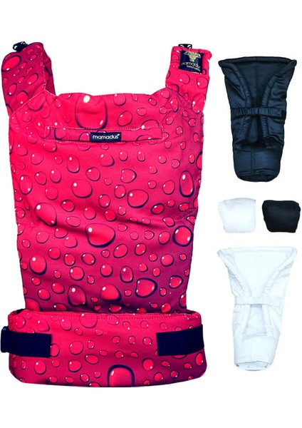 Premium Su Damlaları Yenidoğan Set Ergonomik Kanguru
