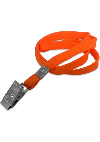 Metal Klipsli Turuncu Askı İpi 10'lu Blister