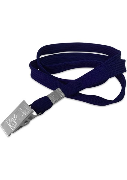 Metal Klipsli Lacivert Askı İpi 10'lu Blister