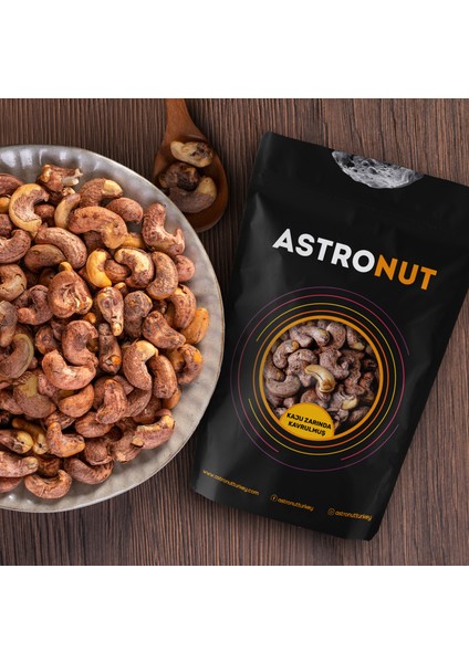 Astronut Odun Ateşinde Zarında Kavrulmuş Kaju (w180 Süper Jumbo) 500 Gr