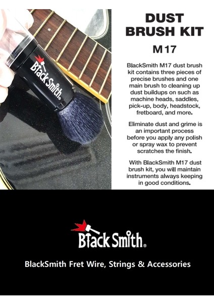 Black Smith Dust Brush Kıt M17