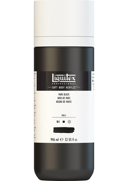 Professional Soft Body Akrilik Boya 946ML Mars Black 276 S1