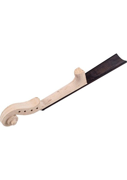 4/4 Keman Boyun Akçaağaç Boyun Kiti Bitmemiş Akçaağaç/ebony Luthier Malzemeleri (Yurt Dışından)