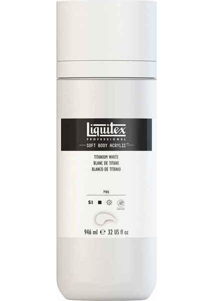 Professional Soft Body Akrilik Boya 946ML Titanium White 432 S1 fiyatları