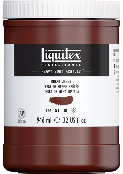 Professional Heavy Body Akrilik Boya 946ML Burnt Sienna 127 S1 modelleri