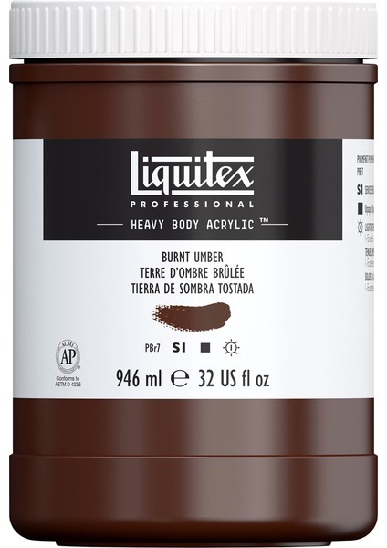 Professional Heavy Body Akrilik Boya 946ML Burnt Umber 128 S1 modelleri