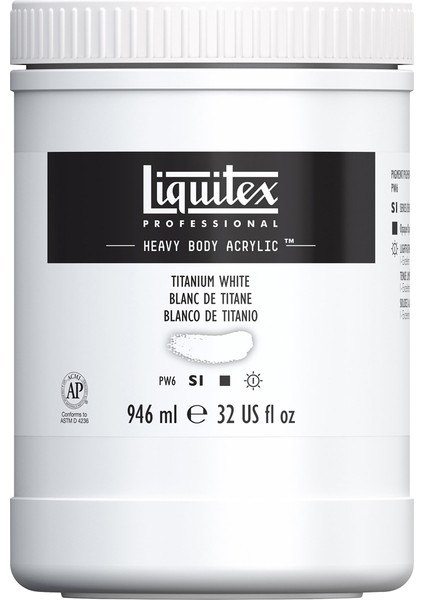 Professional Heavy Body Akrilik Boya 946ML Titanium White 432 S1 fiyatları