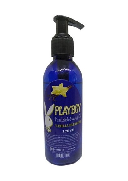 Masaj Yağı Vanilya Aromalı Pure Edible Aromaterapi 120ML / Playboy Vanilla Flavored Massage Oil 120ML