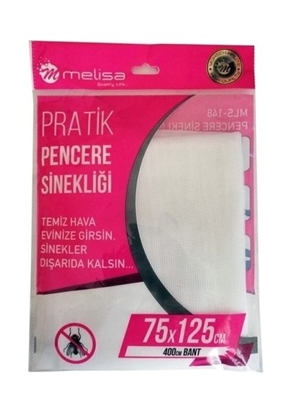 Kupa Pencere Sineklik Yapışkanlı 75x125