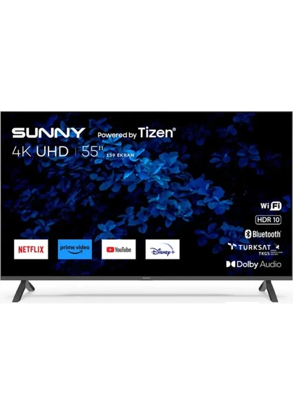 SN55FMN501 55" 139 Ekran Dahili Uydu Alıcılı 4K Ultra HD Smart LED TV