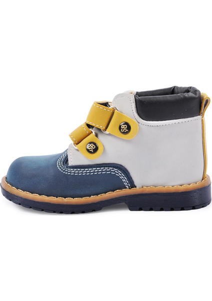 CAT15 Lacivert-Nubuk-Sarı Bebek Bot modelleri