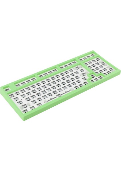 NT980 Sıcak Takas Mekanik Klavye Kiti Rgb Işık Hotswap Dıy Kit Yüksek Yeşil