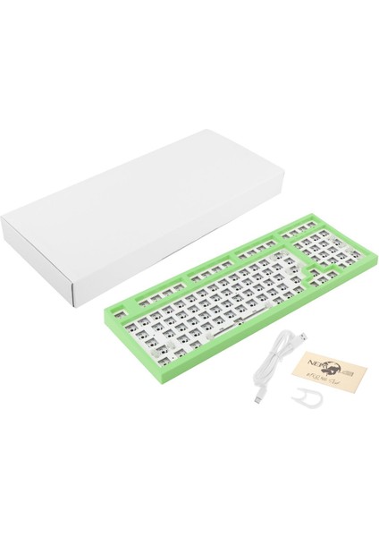 NT980 Sıcak Takas Mekanik Klavye Kiti Rgb Işık Hotswap Dıy Kit Yüksek Yeşil fırsatları