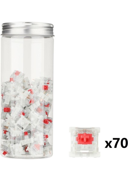 Mekanik Klavye Anahtarları Hızlı Kırmızı Için Hafif Mekanik Anahtarlar 70 modelleri