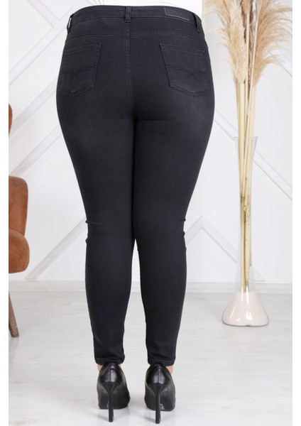 Büyük Beden Füme Pantolon modelleri