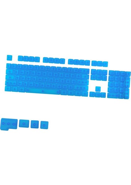 Dıy Şeffaf Key Kapak Profili Rgb 104KEYLER/KLON Anahtarları Mavi Şeffaf(Yurt Dışından)