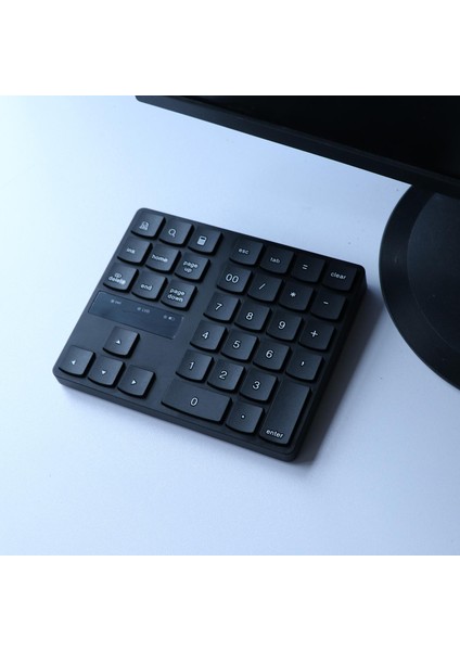 2.4g Dizüstü Bilgisayar Masaüstü Bilgisayar Için Kablosuz Numara, 35 Tuş Bluetooth,