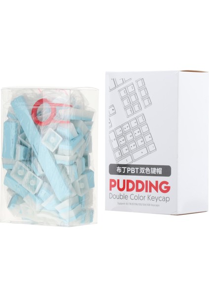 Pbt Pudding 108 Anahtar Arka Ayden Aydınlatmalı Key Kapan Seti Oyun Mavi