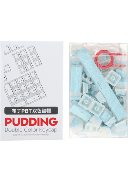 Pbt Pudding 108 Anahtar Arka Ayden Aydınlatmalı Key Kapan Seti Oyun Mavi