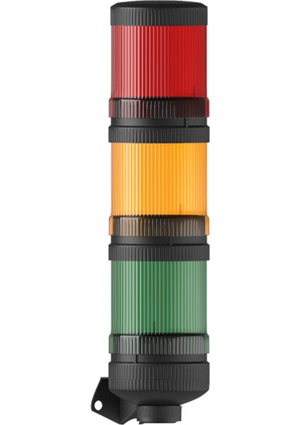 Ø70 3 Kat Işıklı Kolon Yanıp Sönen Ampul Buzzer Duvar Montaj Ms 485 220VAC