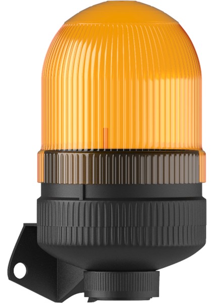Ø70 300 Seri Yanıp Sönen Ampul Buzzer Duvar Montaj Ms 376 Turuncu 24VDC
