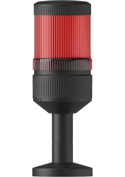 Ø70 1 Kat Işıklı Kolon Yanıp Sönen Ampul Tüp Montaj Ms 84002 Kırmızı 24VDC