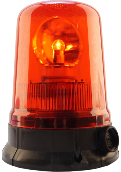 Ø140 Ikaz Lamba Döner Buzzer Ms 8918 Kırmızı 12VDC