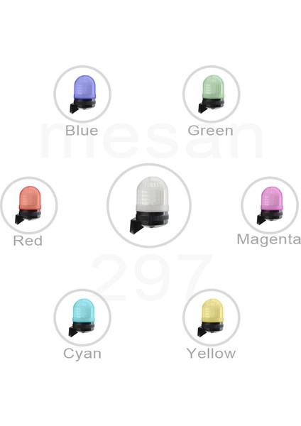 Ø70 Rgb LED 43 Sesli Siren Duvar Montaj Ms 292 110-220VAC