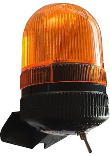 Ø70 LED Duvar Montaj Lamba Açma Kapama Düğmeli Ms 384 Turuncu 12-24VDC