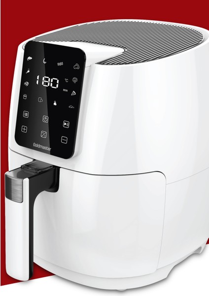 Cenova Dijital Dokunmatik 10 Ön Ayarlı Airfryer Yağsız Kızartma Sıcak Hava Fritöz