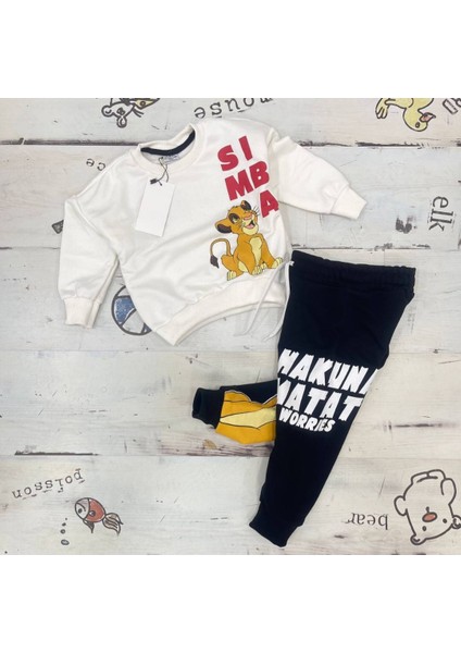 Janjan Erkek Çocuk Disney Simba Baskılı Eşofman Takımı fiyatları