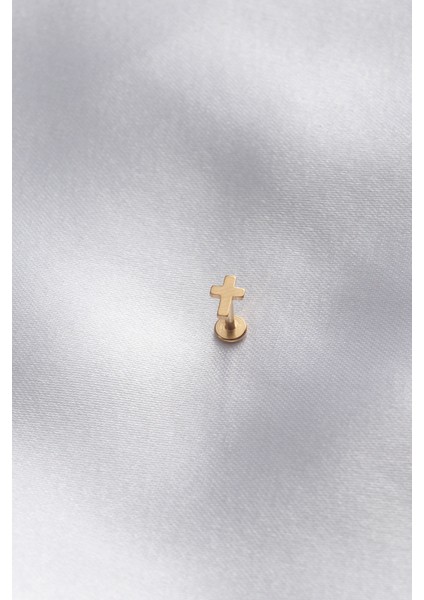 316L Cerrahi Çelik Gold Renk Tragus Piercing