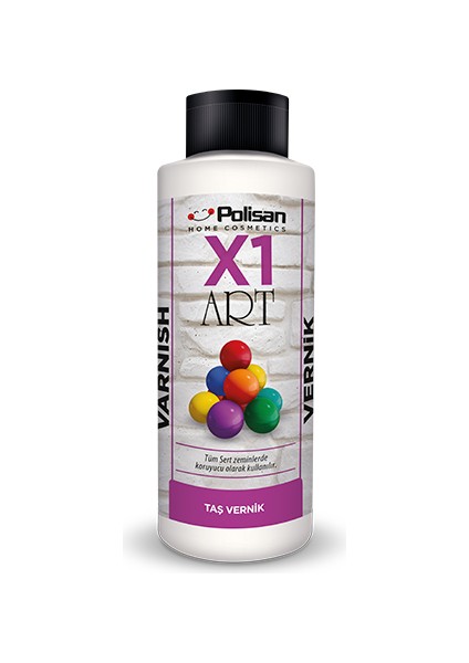 X1 Art Taş Vernik Hobi Boyası 120 ml
