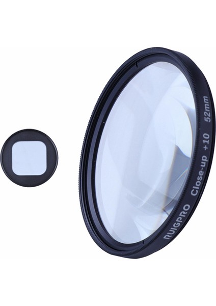 10/9 Fotoğraf Için Adaptörlü 52MM Lens Filtre Seti + Lens 10X