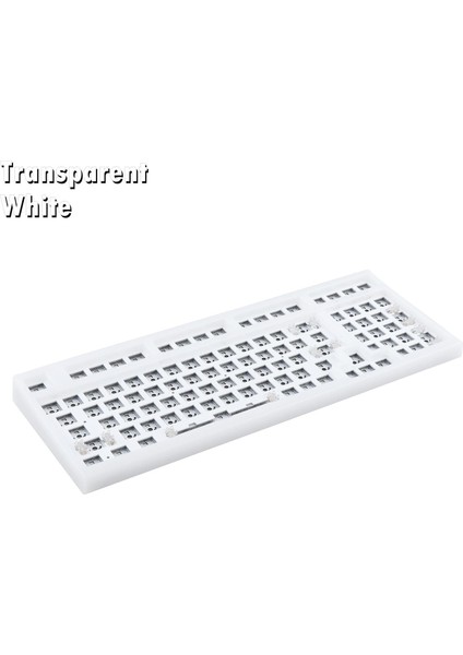 NT980 Sıcak Takas Mekanik Klavye Kiti Rgb Işık Şeffaf Beyaz modelleri