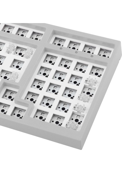 NT980 Sıcak Takas Mekanik Klavye Kiti Rgb Açık Gri indirimleri