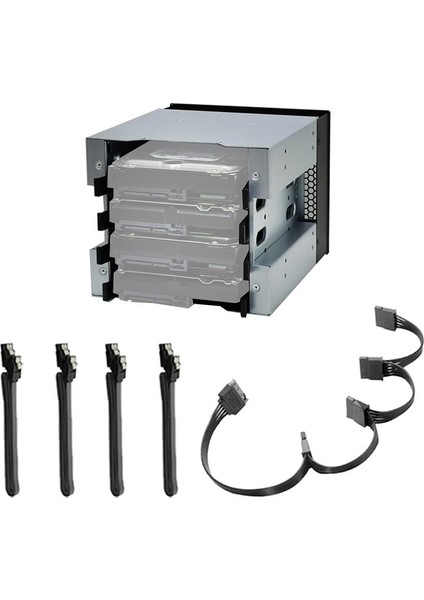 5 Inç 4-Ad 3,5 Inç SSD HDD Cage Caddy Racket B