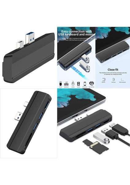 USB Hub Dock USB .0 Adaptör Adaptörler Için Genişleme