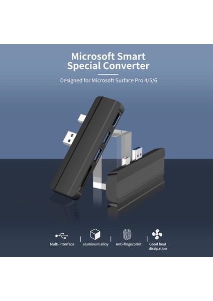 USB Hub Dock USB .0 Adaptör Adaptörler Için Genişleme