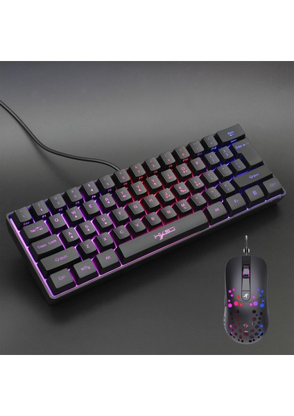 Oyun Mekanik Mini Klavye Rgb Giber Kley Klevik Kley Fare Combo'nu fırsatları