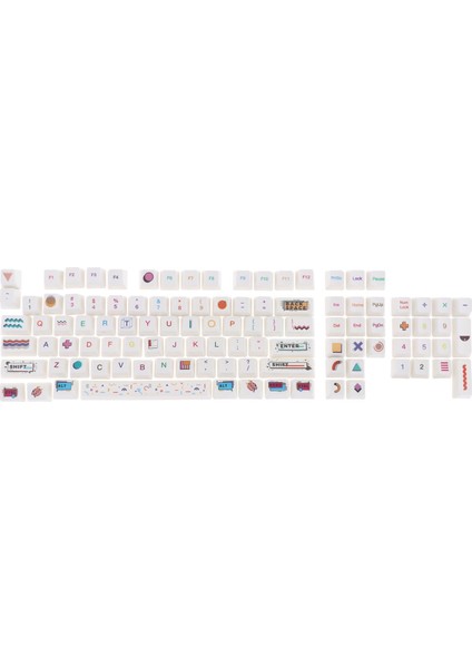 108 Anahtar Pbt Key Kapak Profili Her Boyut Mekanik Klavye R2 Için Uygun fiyatları