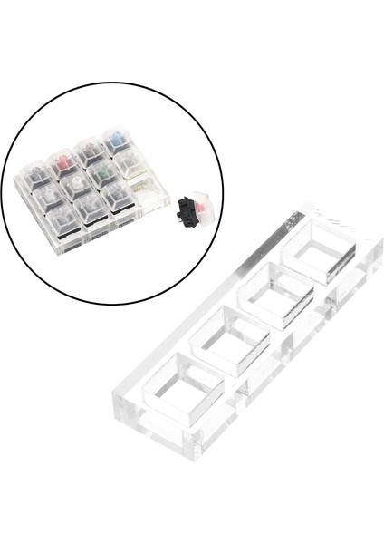 Anahtar 1x4 Kartı Için Şeffaf Anahtar Akrilik Plaka fırsatları