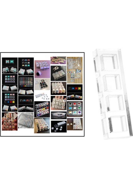 Anahtar 1x4 Kartı Için Şeffaf Anahtar Akrilik Plaka indirimleri